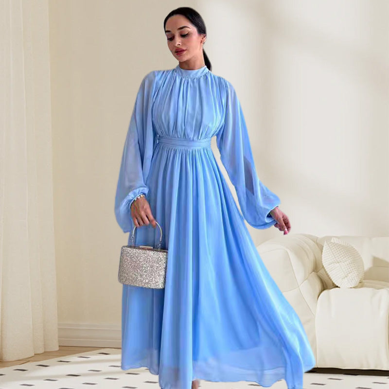 Jupe trapèze en tissu de haute qualité pour femmes