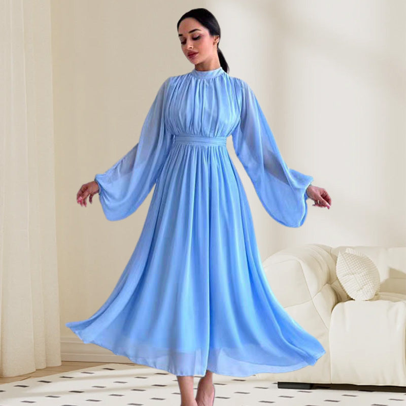 Jupe trapèze en tissu de haute qualité pour femmes