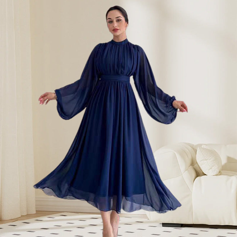 Jupe trapèze en tissu de haute qualité pour femmes