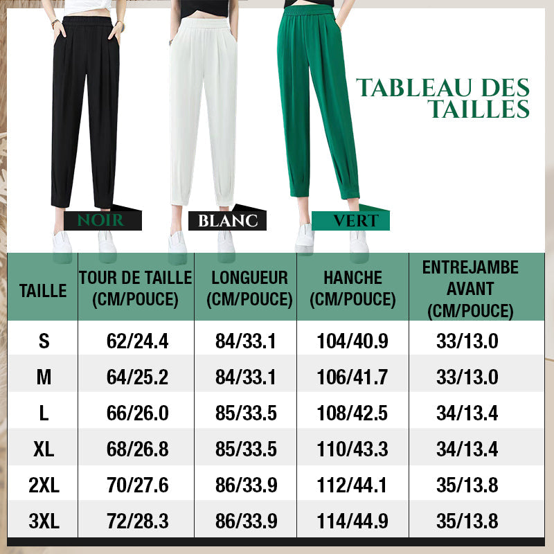 Pantalon droit décontracté respirant et extensible pour femmes (49 % de réduction)