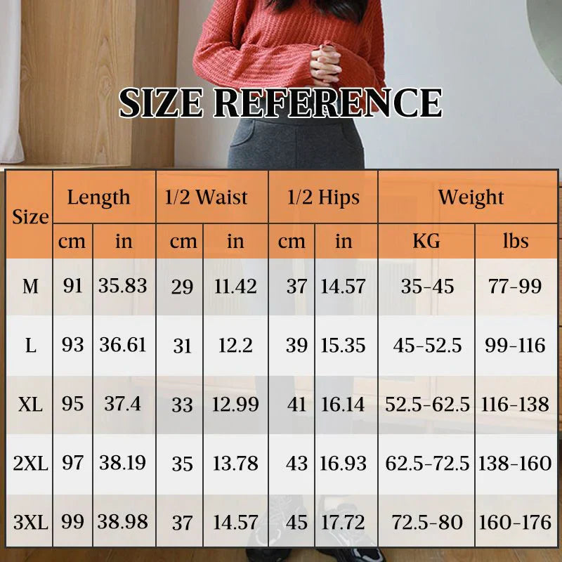 Leggings en cachemire épais et chaud