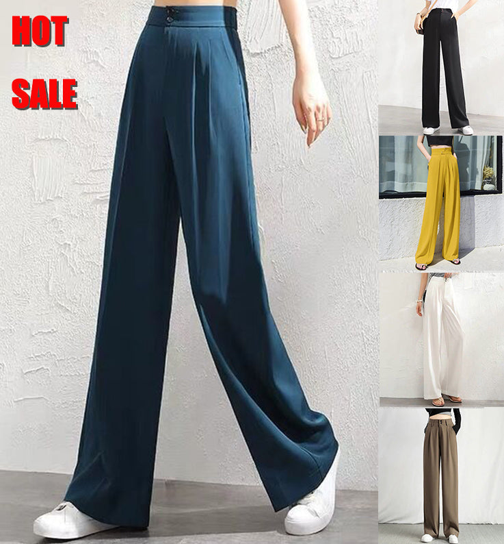 Pantalon large décontracté pour femme Achetez-en 2