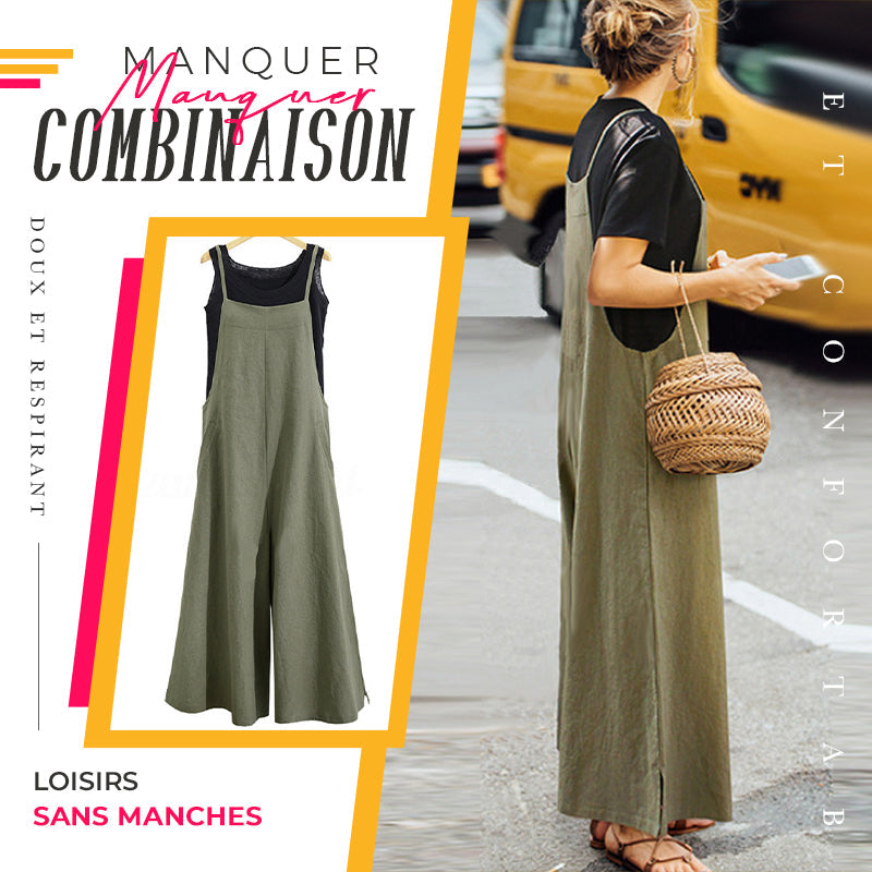 Pantalon décontracté à jambes larges pour femmes