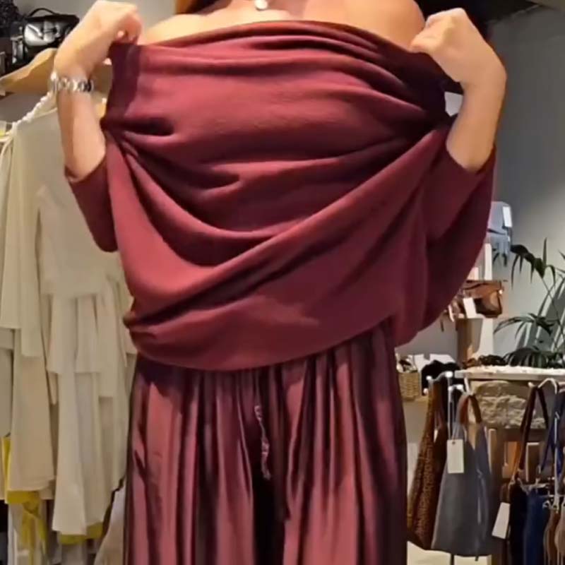 Ensemble chic 2 pièces épaules dénudées — Doux, flatteur & élégance sans effort