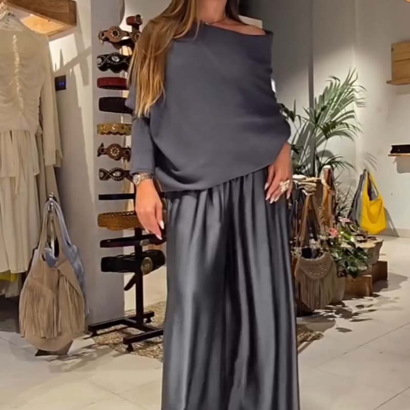 Ensemble chic 2 pièces épaules dénudées — Doux, flatteur & élégance sans effort