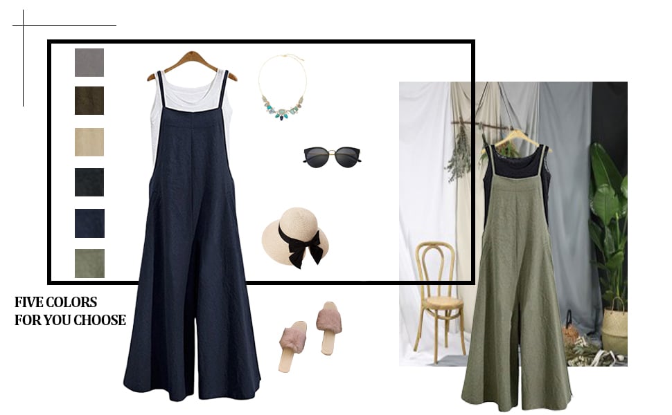 Pantalon décontracté à jambes larges pour femmes