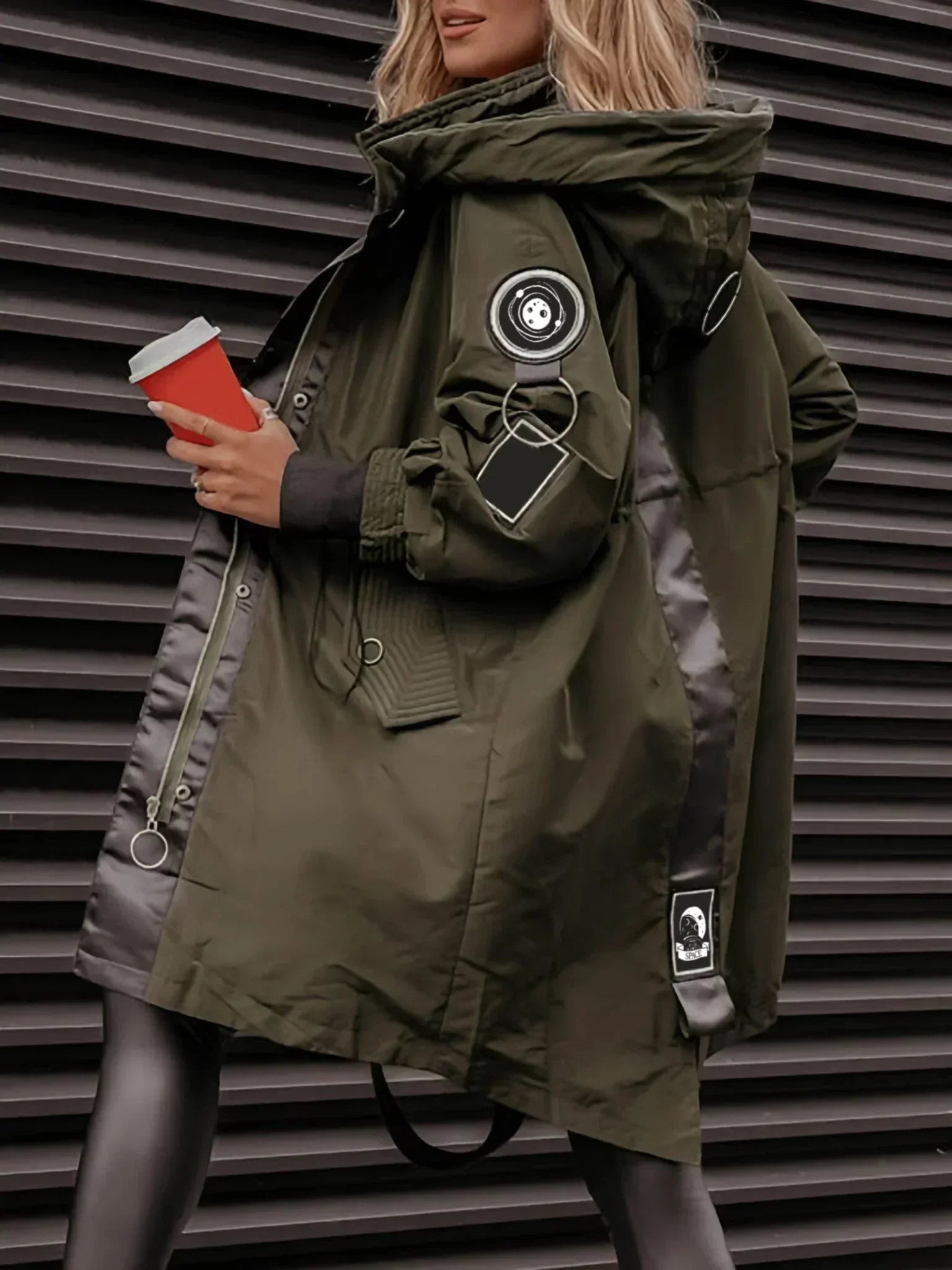 Veste femme à manches longues et capuche