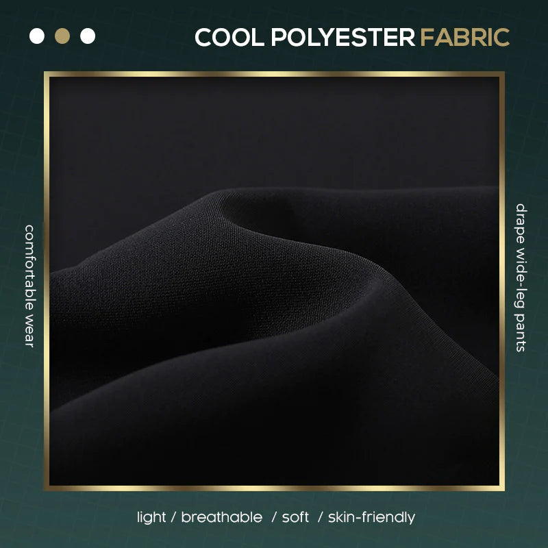 Pantalon plissé à jambe large