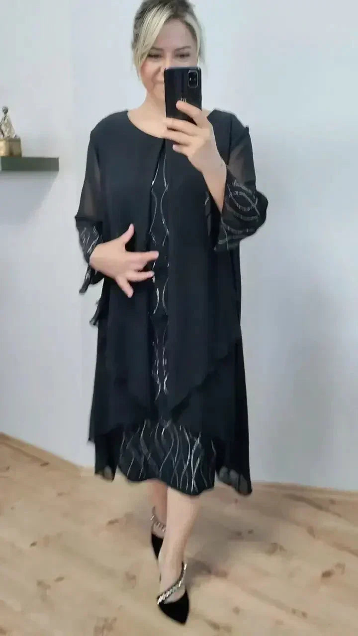 Robe brillante à la mode pour dames