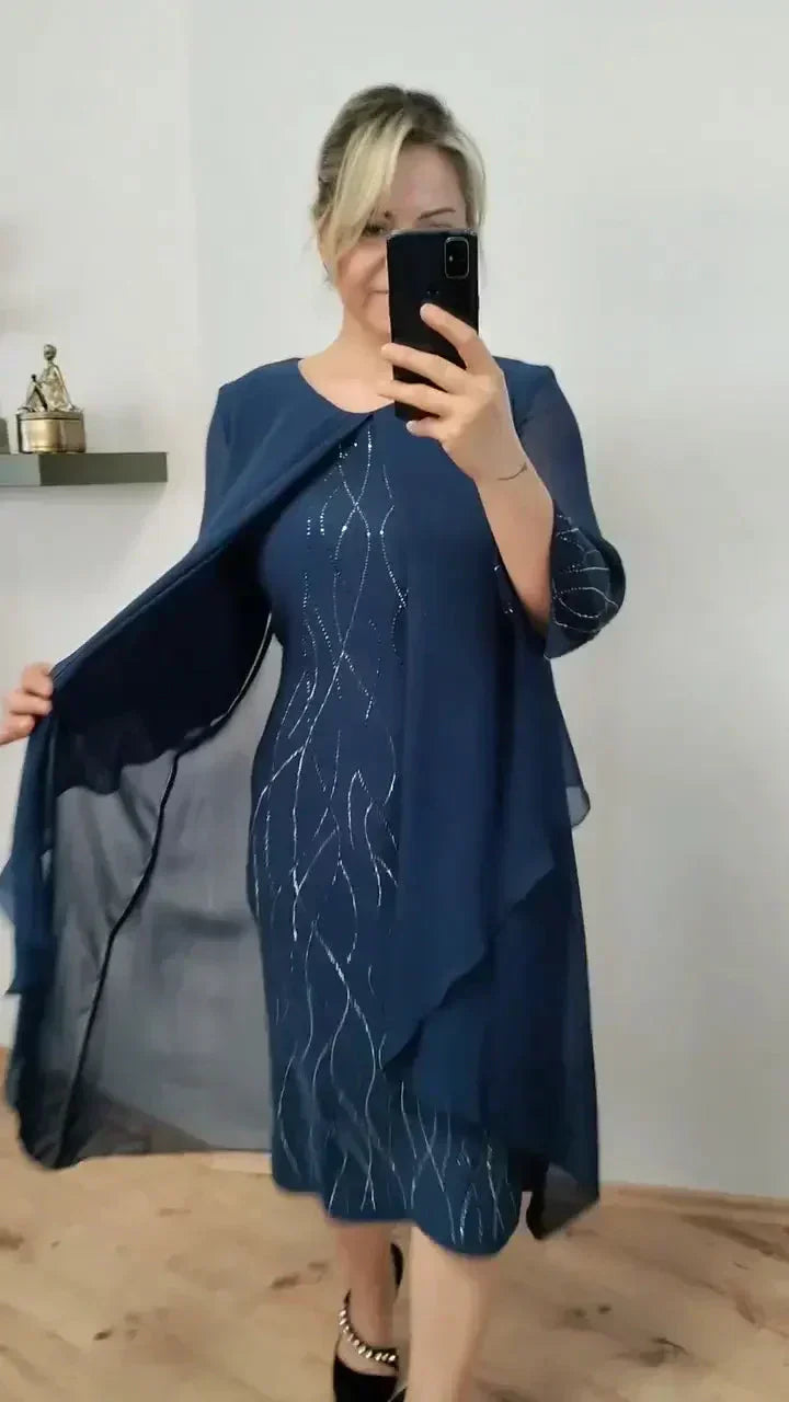 Robe brillante à la mode pour dames