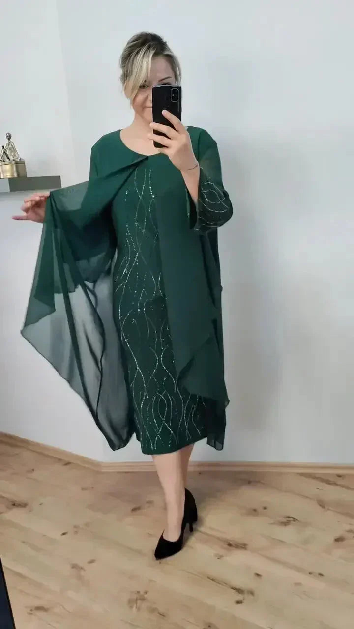 Robe brillante à la mode pour dames