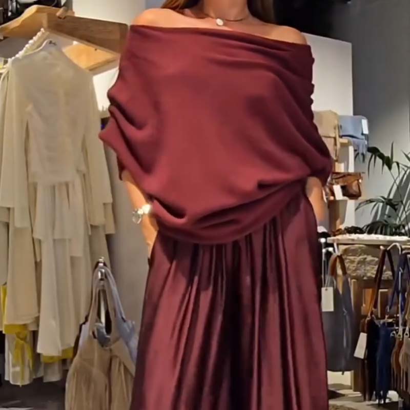 Ensemble chic 2 pièces épaules dénudées — Doux, flatteur & élégance sans effort