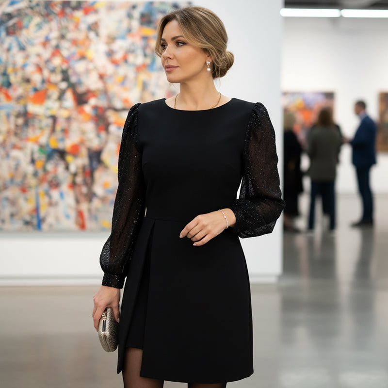 Robe élégante pour femme ornée de paillettes