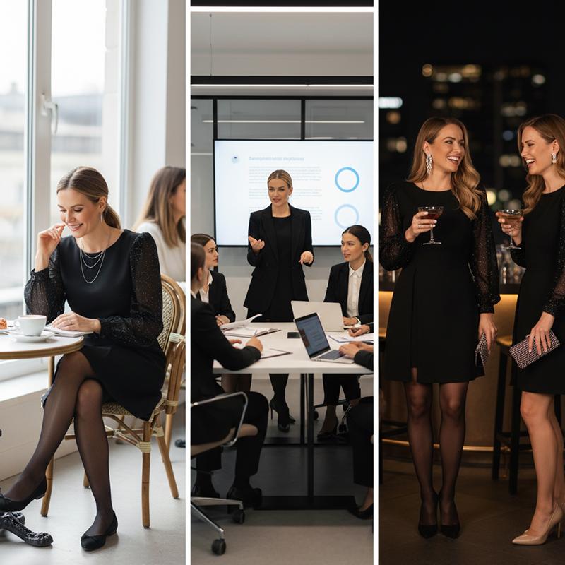 Robe élégante pour femme ornée de paillettes