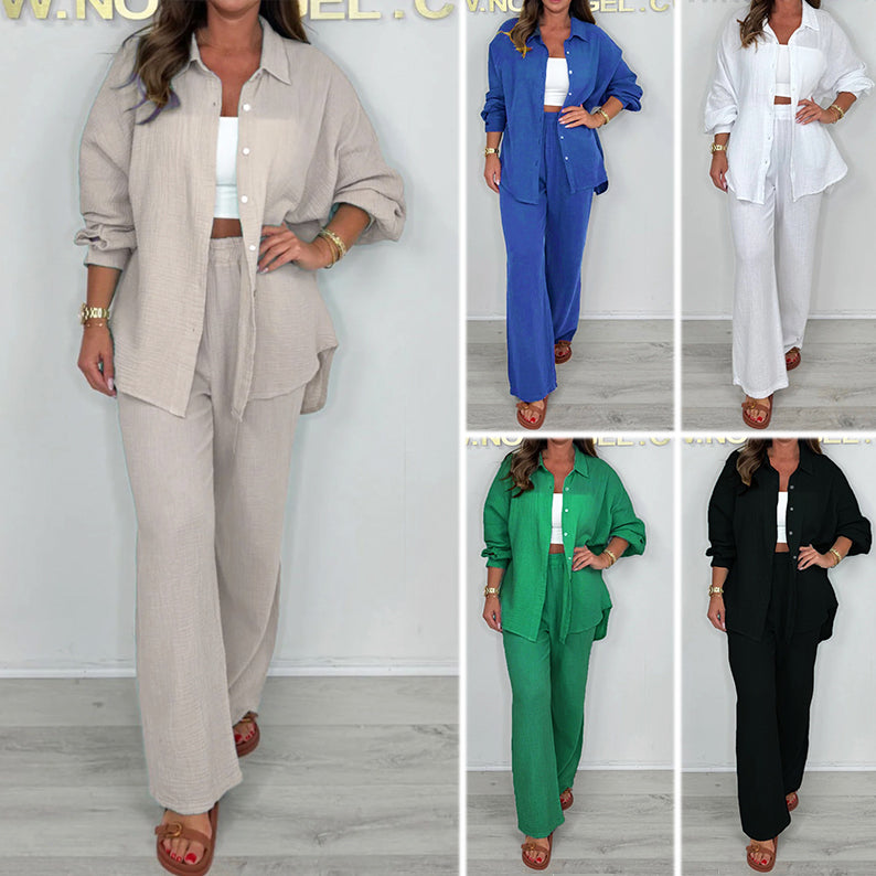 Ensemble deux pièces décontracté pour femme de haute qualité